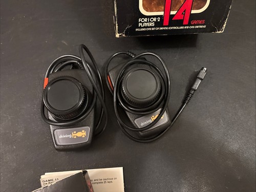Atari 2600 Sears Tele-Games RACE Big Box With Driving Paddles Complete & Manual - Picture 10 of 18
