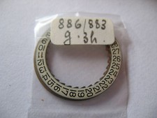 JAEGER LECOULTRE  883,886 DATE DISC BLACK NUMBERS ON WHITE BACKGROUND