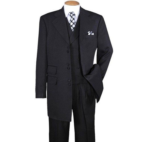 Double Breasted Vest 3pc Set 2917V 