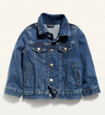 Old Navy Toddler Unisex Medium-Wash Jean Jacket Size 4T item 680329