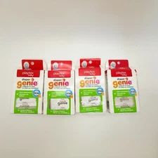 4 Packs of Diaper Genie Carbon Filters, Odor Absorbent Tray Refill, Playtex Baby