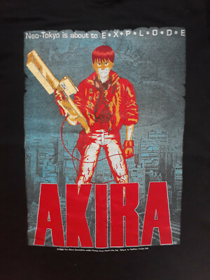 Vintage 90s T-Shirt | AKIRA Neo-Tokyo 1988 MOVIE | Fruit of The Loom | RARE