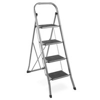 VonHaus 4 Step Folding Ladder with 150KG Max Capacity