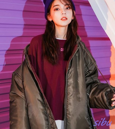 Thicken Down Long Mid Hooded Cotton Padded Solid Chic Womens Detachable Overcoat qwYCW41