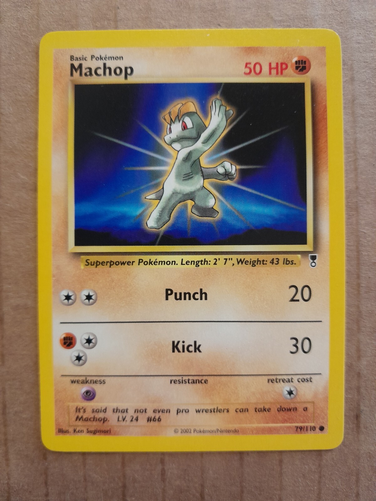 Pokemon Machop 79/110 Legendary Collection Near-Mint See Pictures
