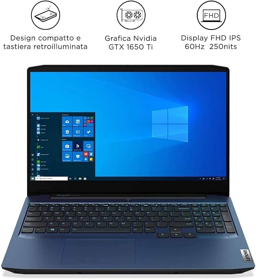 LENOVO - Gaming Notebook IdeaPad 3 15IMH05 Monitor 15.6" Full HD