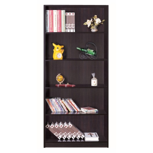 Classy Dark Brown Finish Full Bookcase Headboard With Six Shelves For Sale Online Ebay