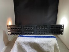 AMP Netconnect Category 5e 48 Port Patch Panel PN: 406331-1