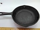 6 1/2" Vtg.  BSR No 3 Cast Iron Skillet Fry Pan 2 Pour Spouts USA heat ring — photo 2