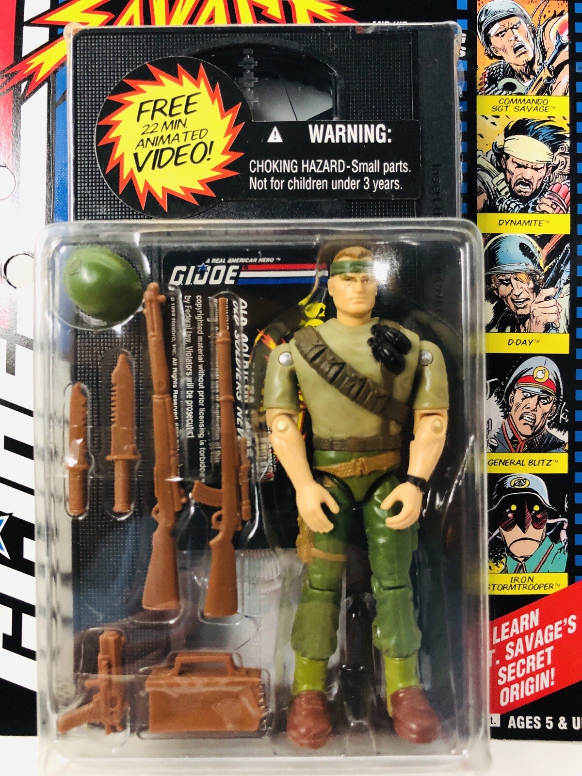 国産】 GI-JOE 全6体セット SAVAGEシリーズ1 TVアニメSGT. ミリタリー