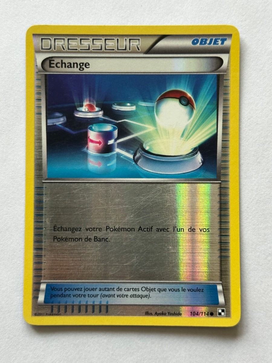Pokemon Card - Exchange 104/114 - (Reverse) - French - Used | eBay Pokemon Card - Exchange 104/114 - (Reverse) - French - Used | eBay