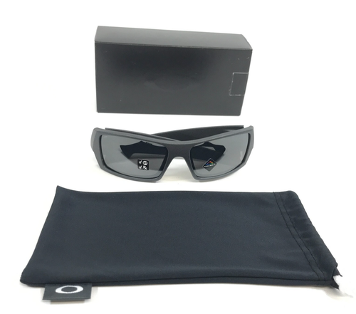 Oakley Sunglasses Gascan OO9014-3560 Steel Frame w/ Prizm Black Polarized Lenses - Picture 2 of 13