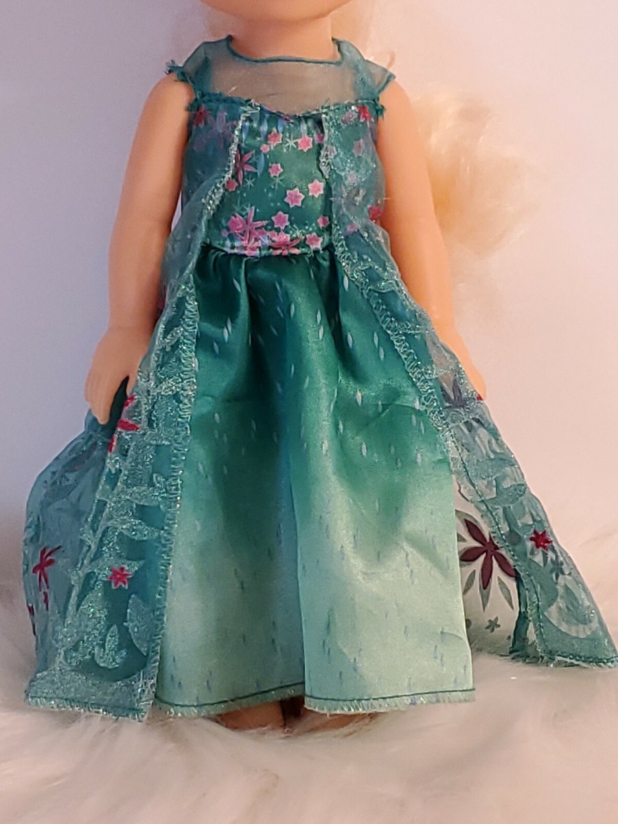 Disney Frozen 12" Elsa Doll With Green Dress | eBay