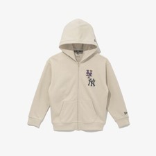 New Era Kids MLB New York Subway Series hooded Zip-Up, Beige