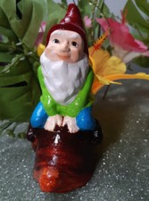 Gnome Riding Snail, FAIRY GARDEN, Accessories - Garden Art, Statue
