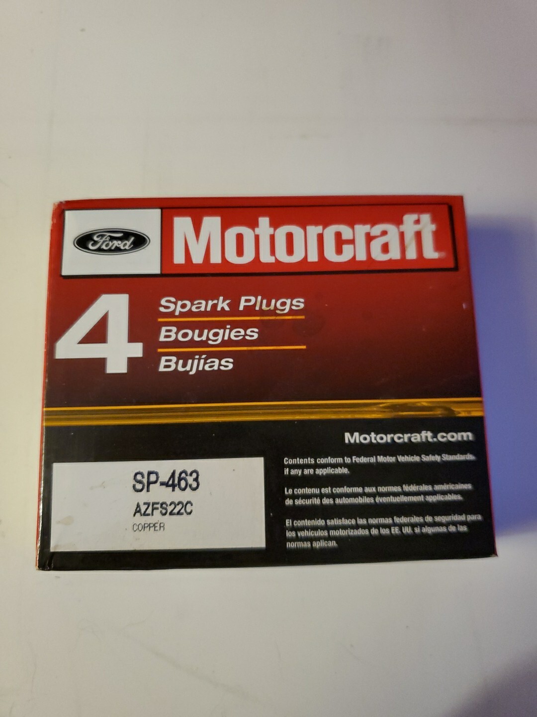 Spark Plug-Copper Motorcraft SP-463 4-pack