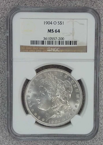 1904-O Morgan Silver Dollar NGC MS64 (200)