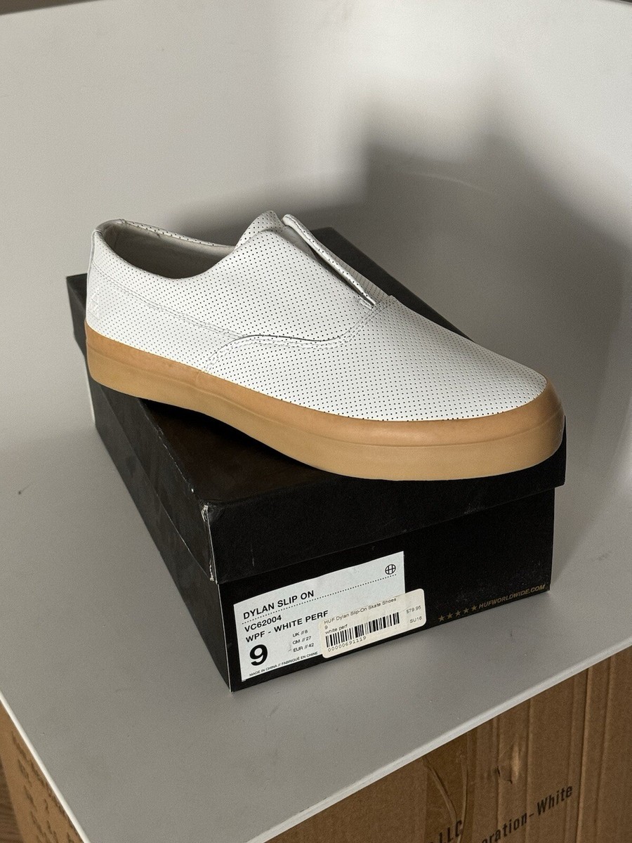 HUF Dylan Rieder Slip On Rare US Mens Size Skate Skateboarding gravis
