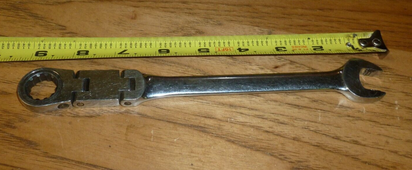 USED Cornwell Tools 15mm Metric Double Flex Joint Ratcheting Combination Wrench eBay