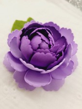 Flower Floral Hair Clip Purple Ombre Props Women Girls Boutique Unique Gift
