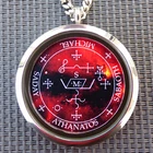 Sigil/Seal of the Archangel Saint Michael Stainless Talisman Pendant Necklace