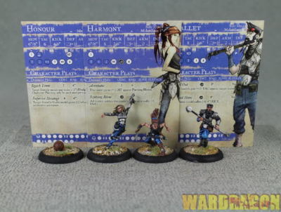 30mm GuildBall WDS painted Mason Starter Set (Honour, Harmony, Mallet) p53