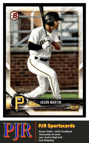 2018 Bowman #BP41 Jason Martin Pittsburgh Pirates  Buy 4 - 35% Off - Picture 1 of 2