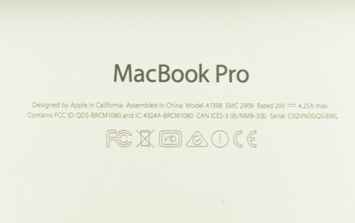 2 Apple MacBook Pro - A1398 e A1286 - Per parti di ricambio non funzionanti - Foto 10 di 15