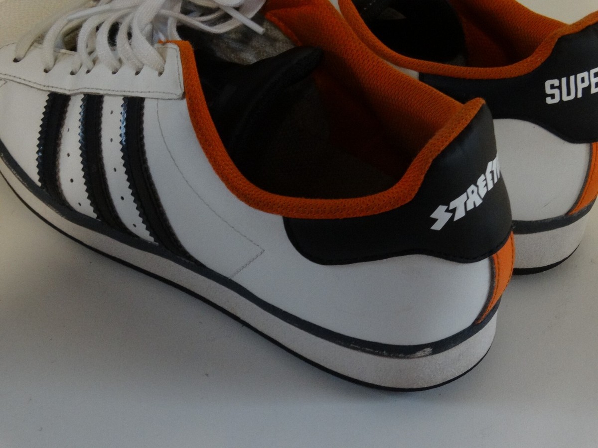 Size 9 - Adidas Superstar vs. Streetball Orange for sale online | eBay