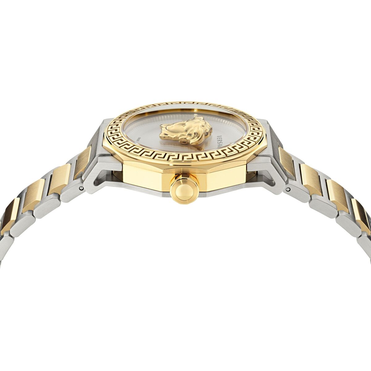 Versace VE7B00423 Medusa Deco white silver gold Stainless Versace VE7B00423 Medusa Deco white silver gold Stainless