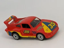 Vintage 1985 Matchbox Superfast Red #6 PORSCHE 935 35 AUTO TECH BOSCH Race Car