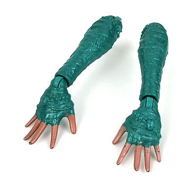 Monster High - Nefera De Nile - Boo York - Pair Green Gloved Arms and Hands Only