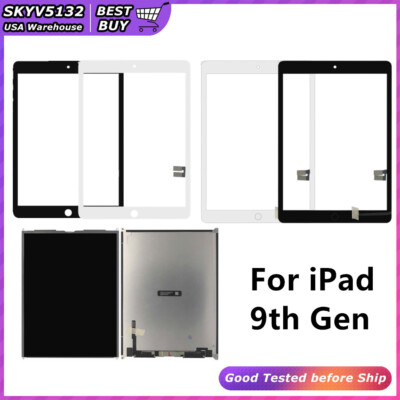 For iPad 9 9th Gen 2021 A2602 A2603 Touch Screen/LCD Digitizer Glass Replace LOT