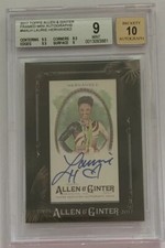 LAURIE HERNANDEZ USA 2017 Topps Allen & Ginter Framed Mini AUTOGRAPH GRADED MINT
