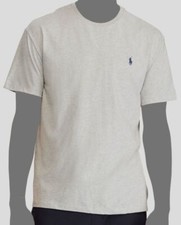 49 Polo Ralph Lauren Men's Gray Classic-Fit Short-Sleeve Crew-Neck T-Shirt XL