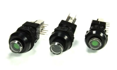 ITT CANNON SCHADOW 4PDT KEY SWITCH / PUSH BUTTONS Sleepy eyes display (lockable) (1 pcs)