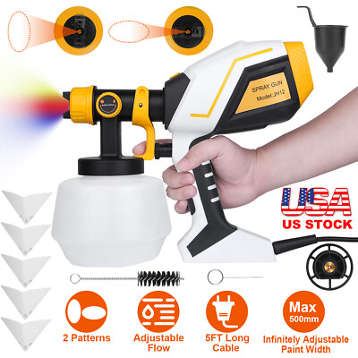 1200ML HVLP Paint Sprayer Electric Spray Painting Gun Handheld Painter Sprayer
