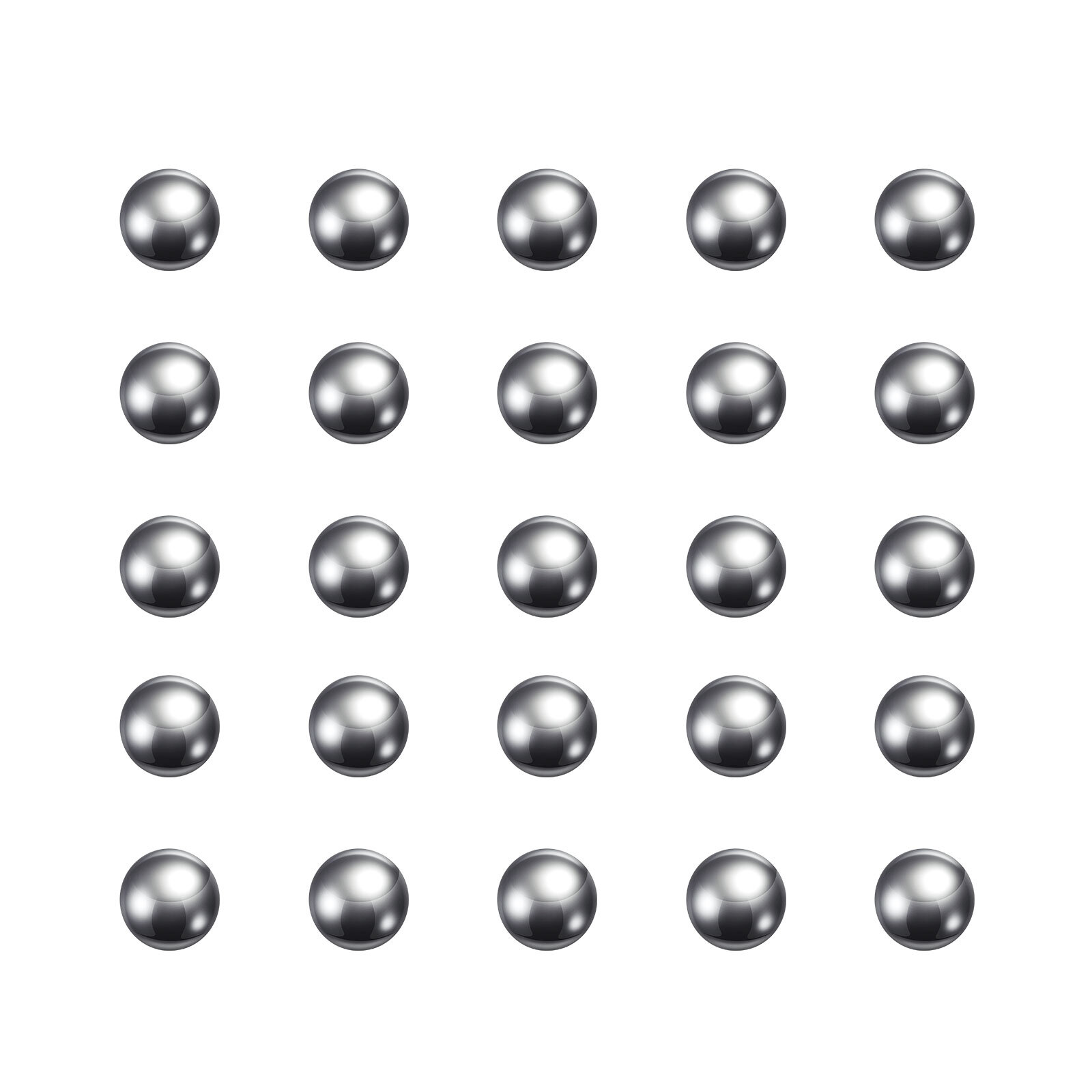 300pcs Precision Balls 4mm Diameter G10 Chrome Steel Ball for Bearings, Silver