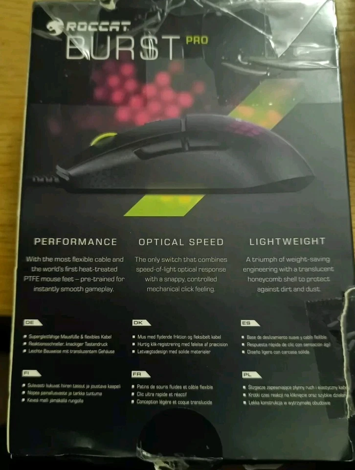 Roccat Burst Pro - Extreme Lightweight Optical Pro Gaming Mouse (high precision, - Image 2 of 3