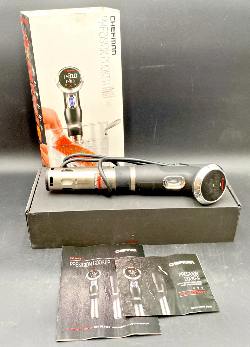 CHEFMAN PRECISION COOKER SOUS VIDE CIRCULATOR WIFI & BLUETOOTH ENABLED
Opens in a new window or tab