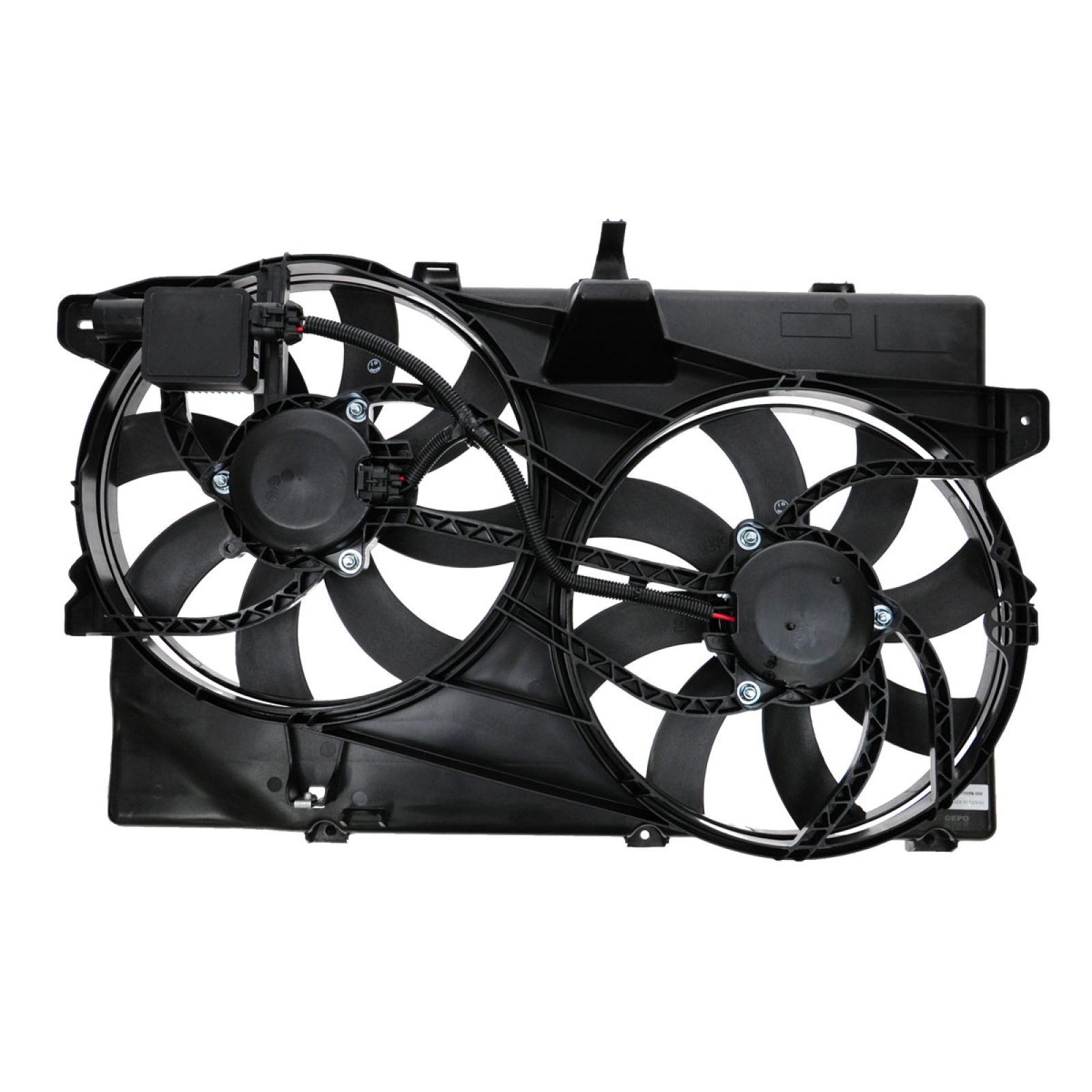 Dual Radiator Cooling Fan Assembly 7T4Z8C607A for Ford Edge Lincoln MKX