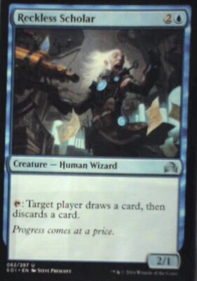 Reckless Scholar - Shadows over Innistrad: #82, Magic: The Gathering Nm R87