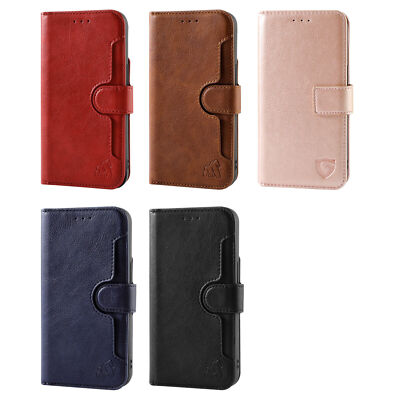 Leder Flip Case mit Kartenfach für Galaxy S25 Ultra/S24/S25Edge/Z Fold 7/6/5/4