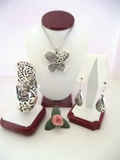 Brighton "LOVE AFFAIR" Necklace-Earring-Bracelet Set (MSR$166) NWT/Pouch