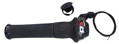 Sram XO  2 speed MTB Twist Shifter Grip Shift MTB RETRO Left Hand Black