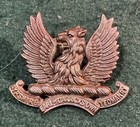 Ayrshire (Earl of Carricks Own ) Yeomanry Cap Badge - White Metal. Tt24
