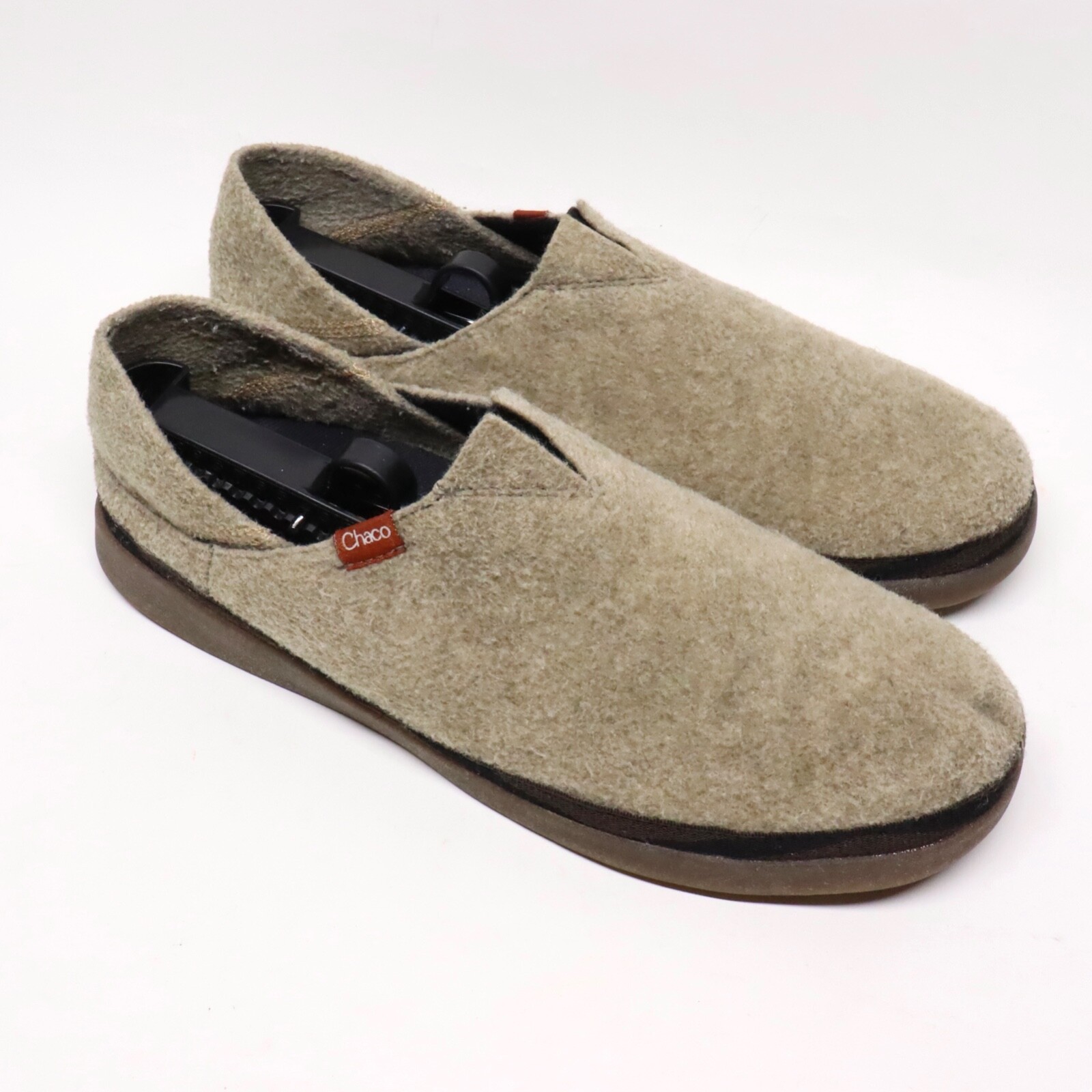 Chaco Revel Casual Slip On House Shoes Slippers Slides Mens Size 11.5 Tan  Felt | eBay