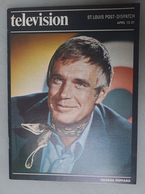 St. Louis Post-Dispatch TV Magazine April 15, 1973 George Peppard as Banacek