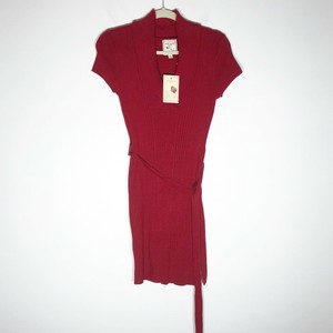 pink rose sweater dress