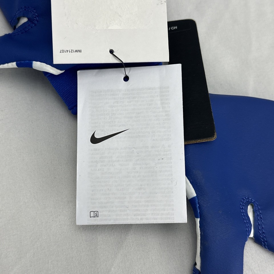 Nike Hyperdiamond Select Women’s Softball Batting Gloves Blue White